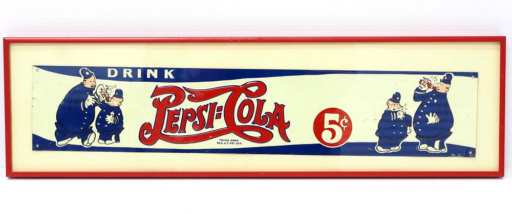 Lot 2019: 5-cent Pepsi-Cola sign