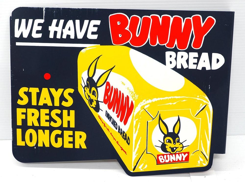 Lot 2033: Bunny Bread sign