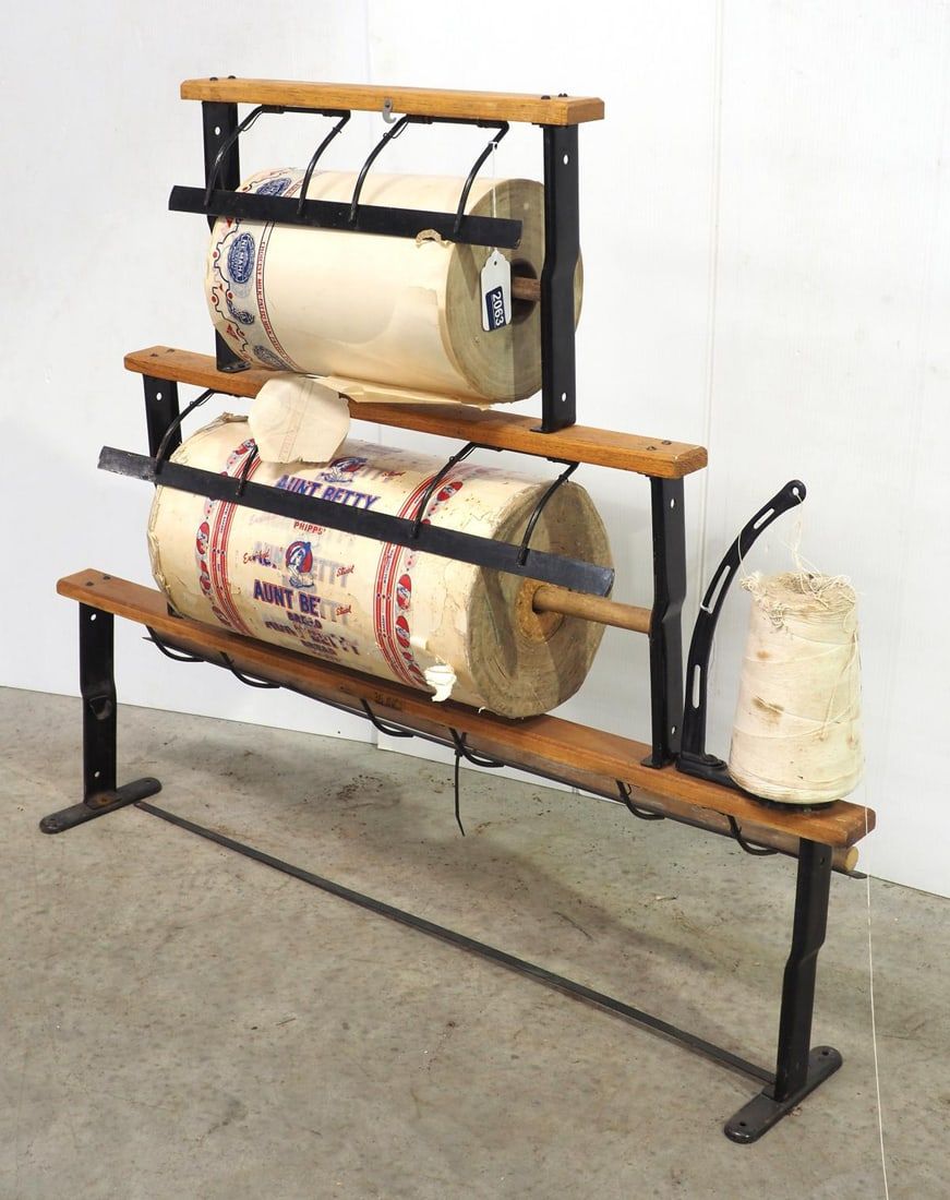 Lot 2063: Country store 3-tier paper roll dispenser