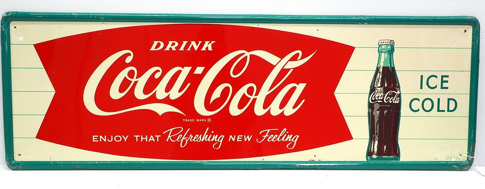 Lot 2083: Drink Coca Cola sign
