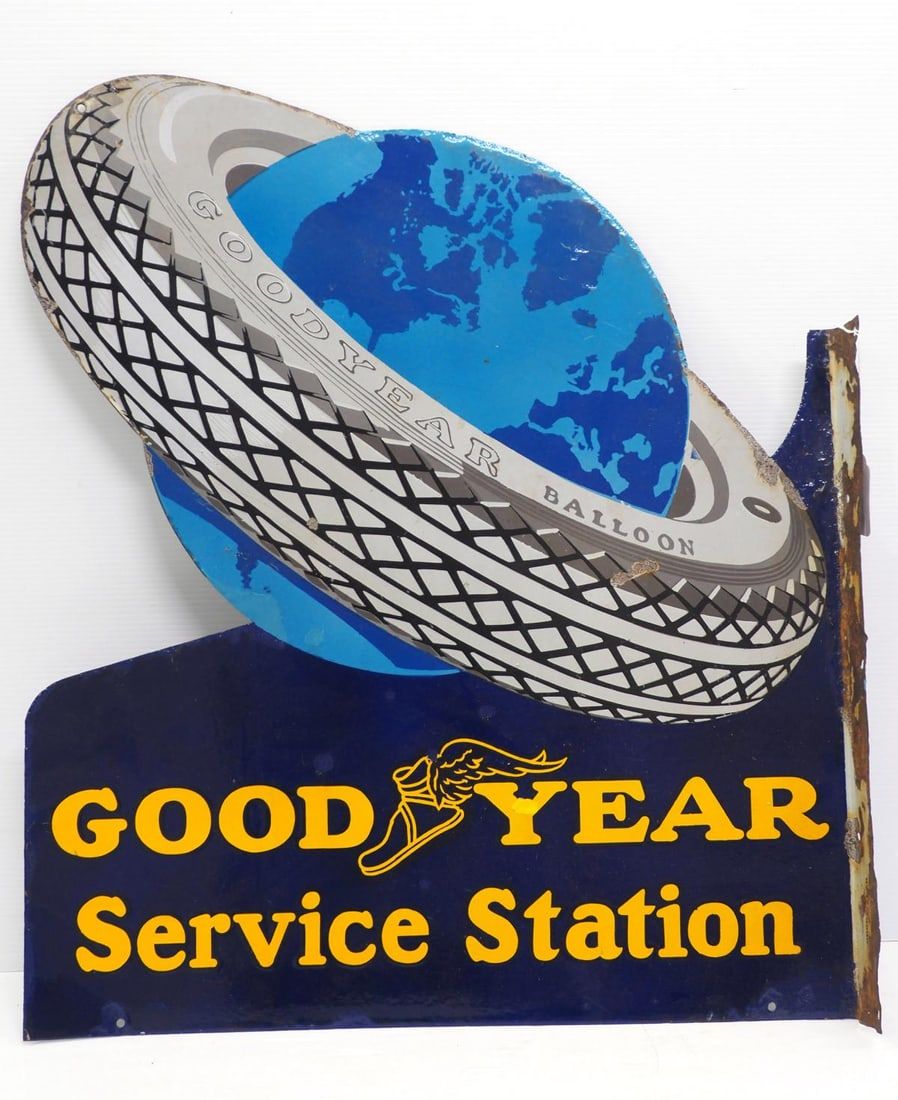 Lot 2097: Goodyear Service Station sign