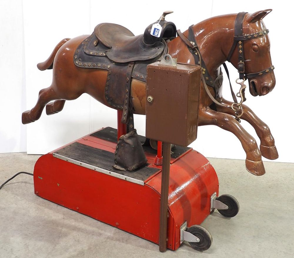 Lot 2184: Horse coin-operated kiddie ride