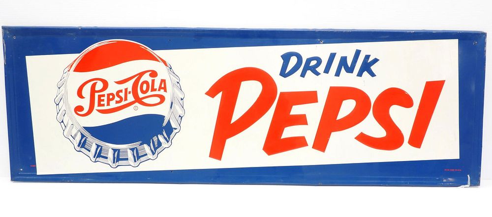 Lot 2250: Drink Pepsi sign