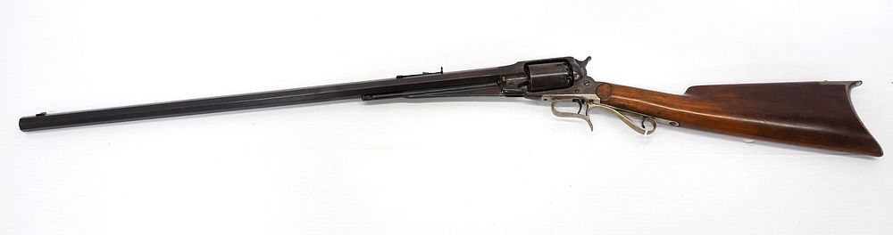 Lot 2266: Remington revolving model 1858 6-shot .44 rifle