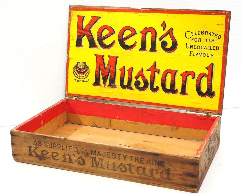 Lot 2429: Keen Mustard wooden display box