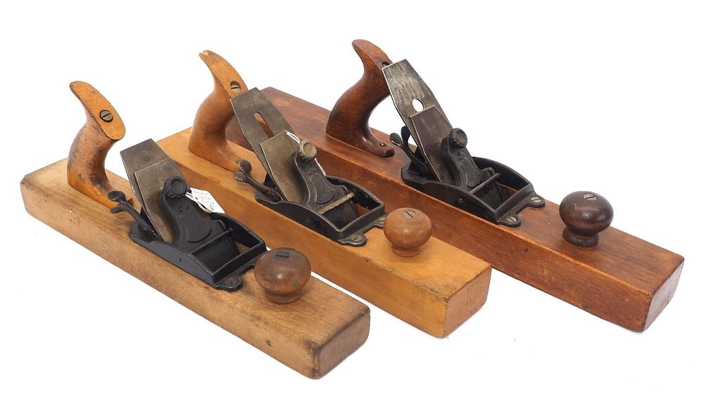 Lot 604: (3) Stanley Liberty Bell Planes