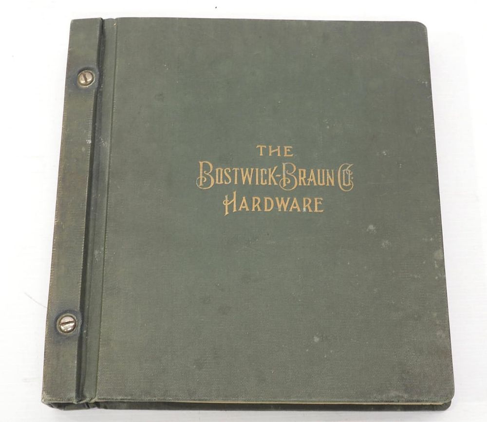 Lot 702: Bostwick-Braun Co. Hardware catalog
