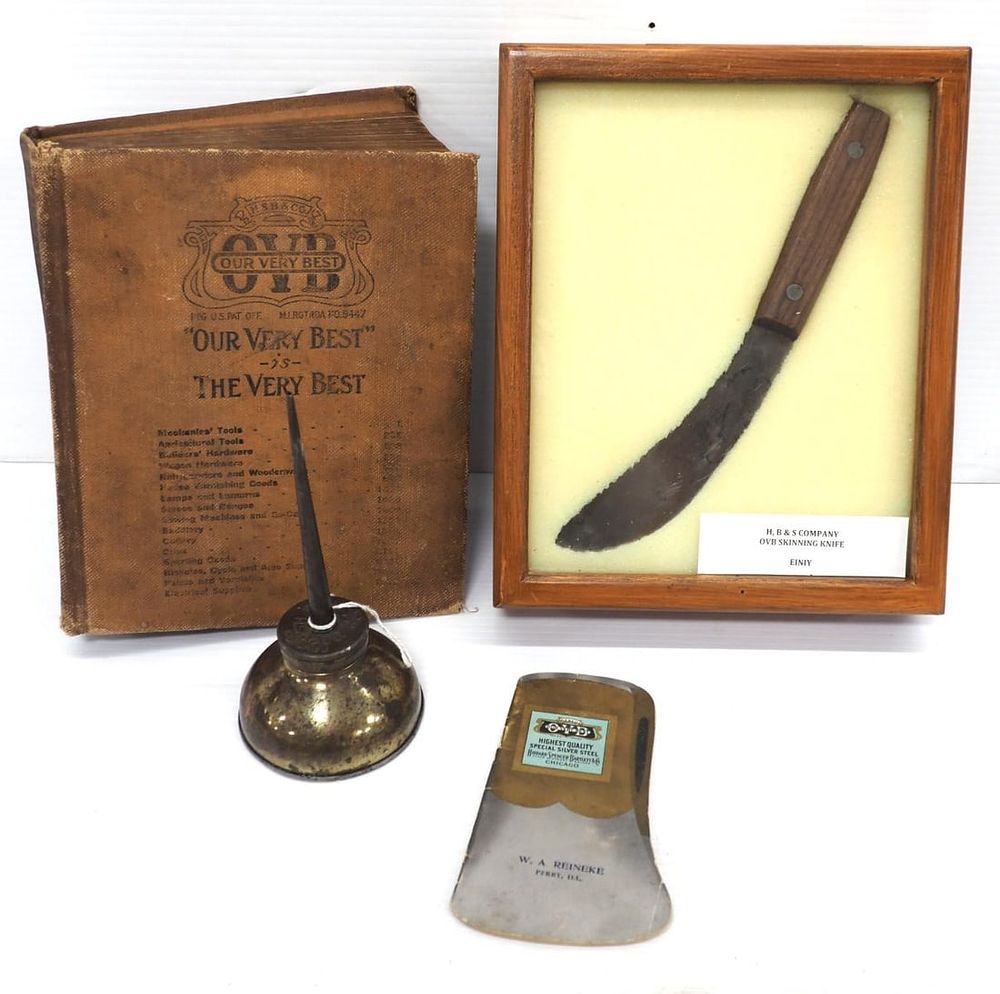 Lot 726: (4) OVB items