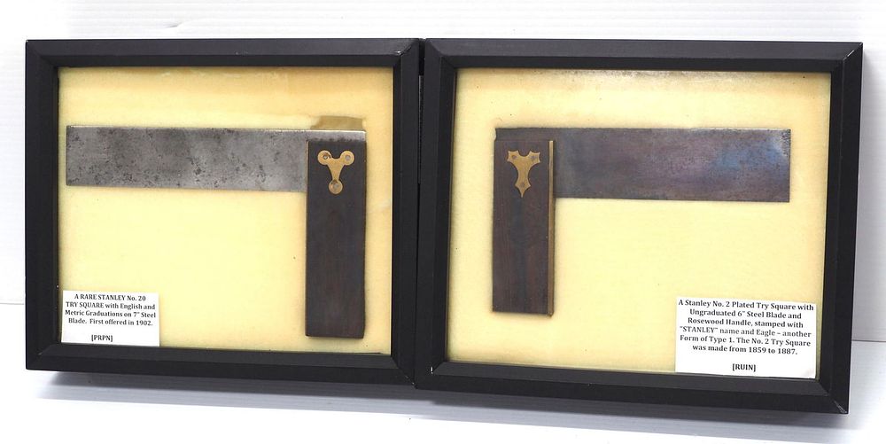 Lot 728: (2) Stanley Try Squares