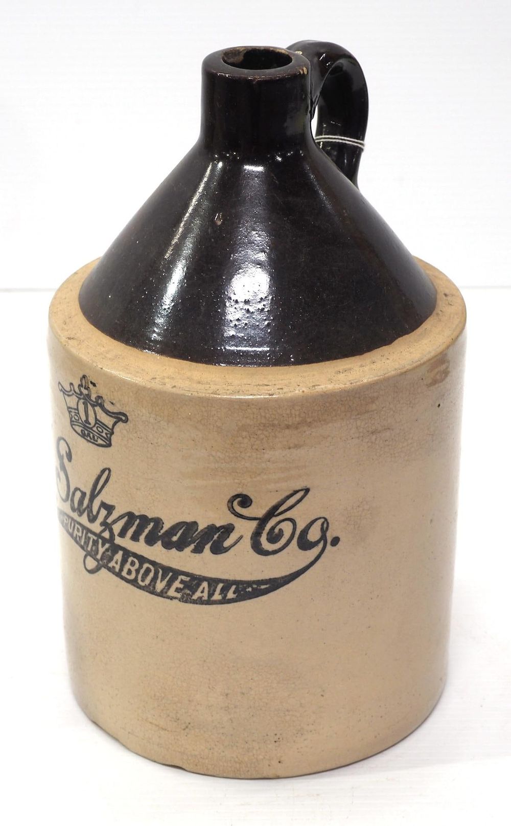 Lot 9: 1 gallon crock jug