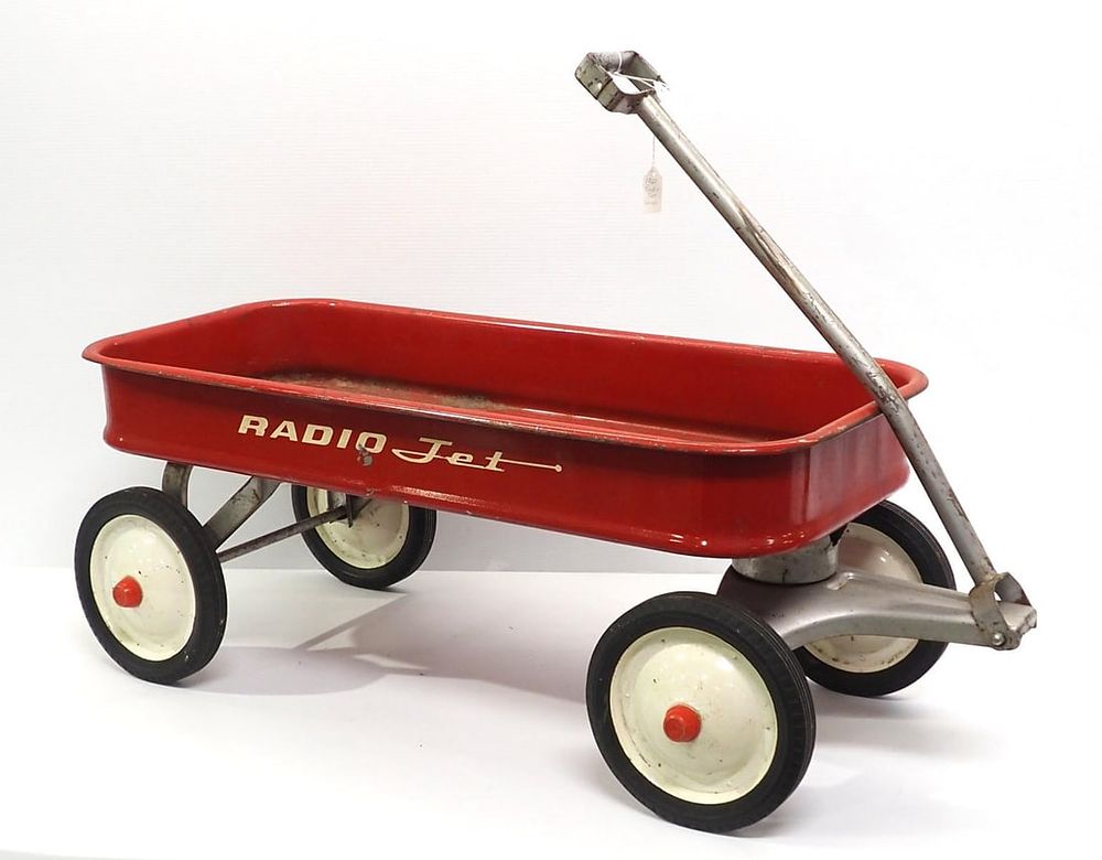 Lot 17: Radio Jet child's metal wagon