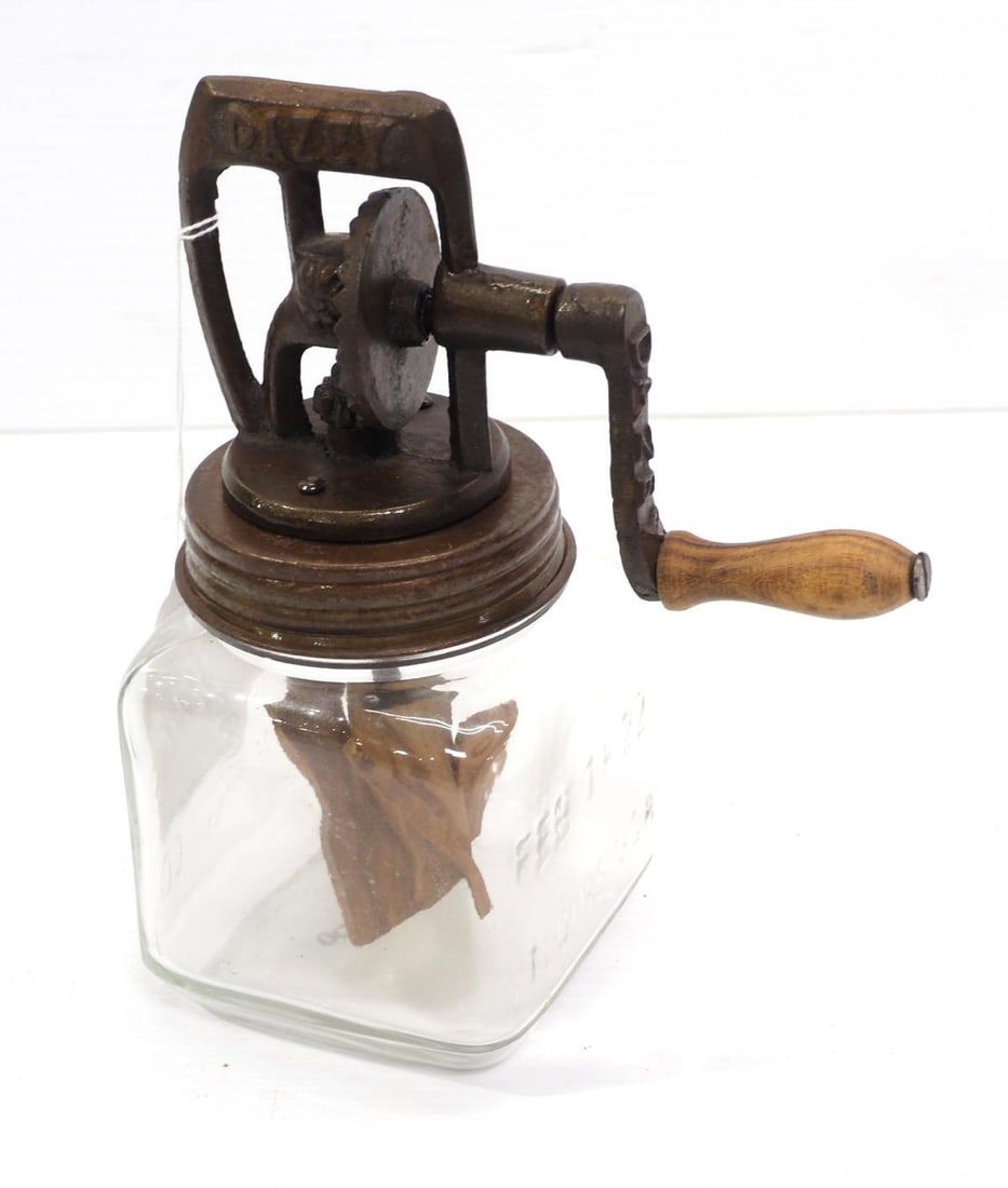 Lot 61: Reproduction Dazey miniature butter churn