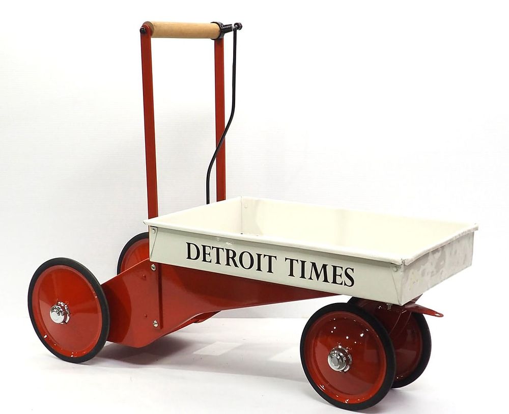Lot 82: Detroit Times newspaper delivery wagon