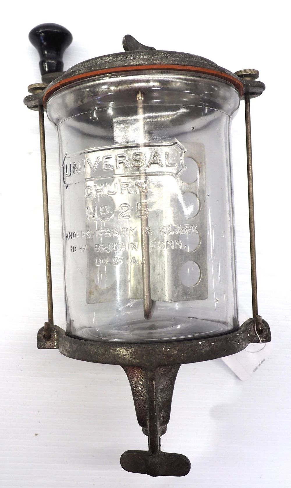 Lot 108: Universal No.25 butter churn