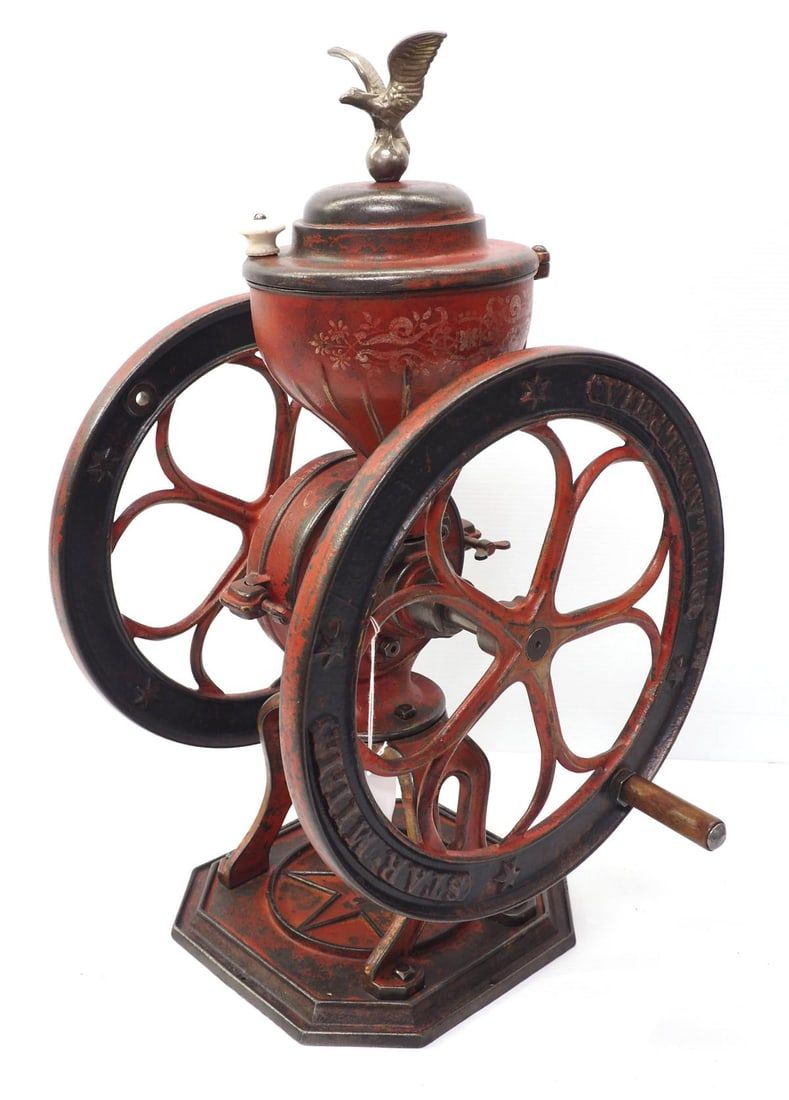 Lot 133: Henry Troemner "Star Mill" coffee grinder