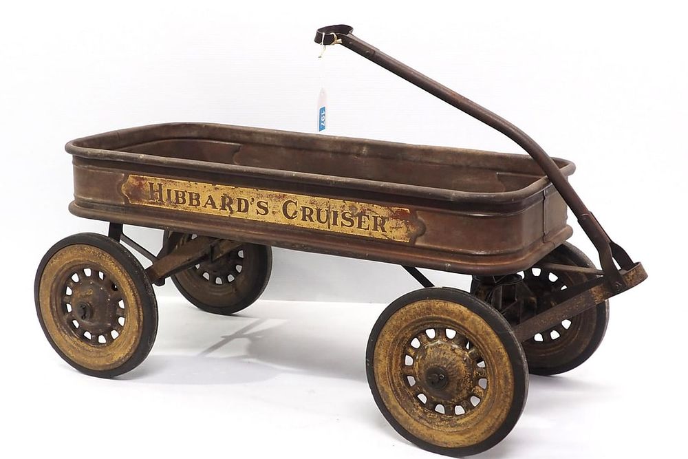 Lot 197: Hibbard's Cruiser child's metal wagon