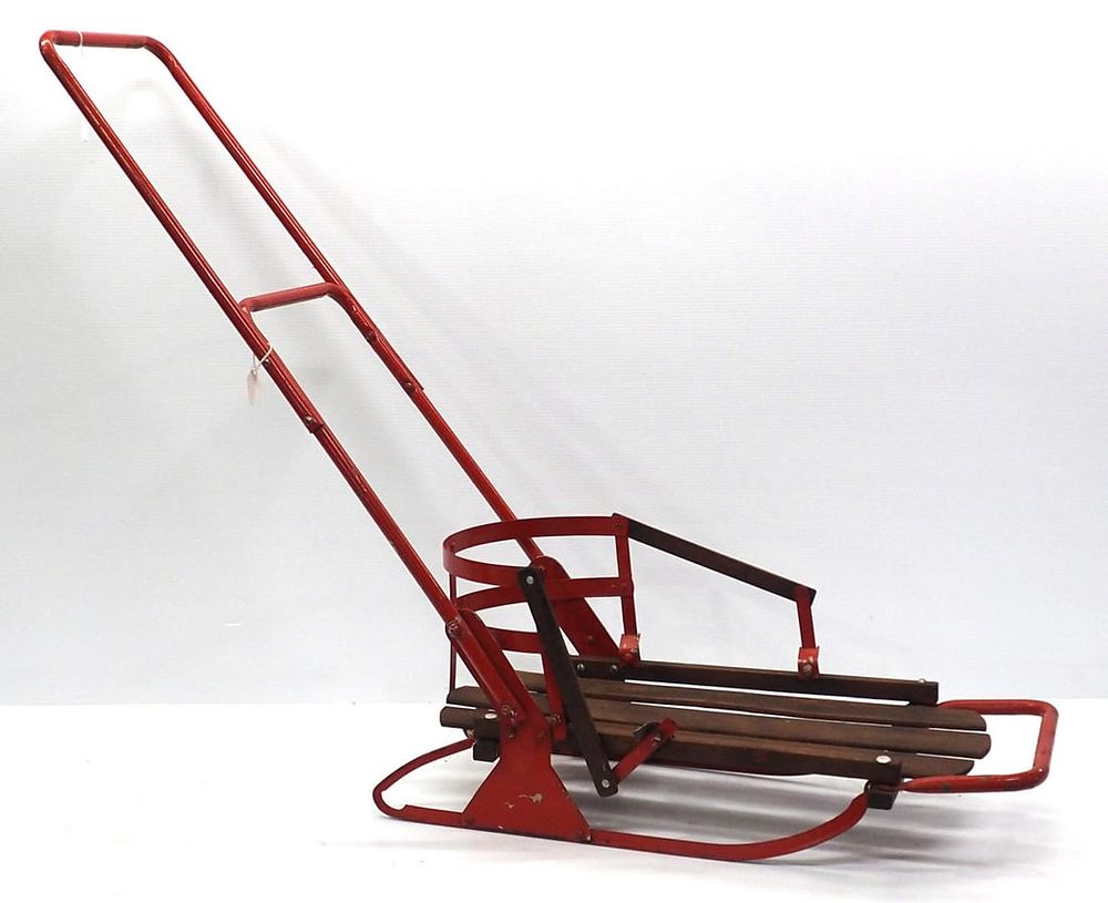 Lot 273: Push-type child's sled