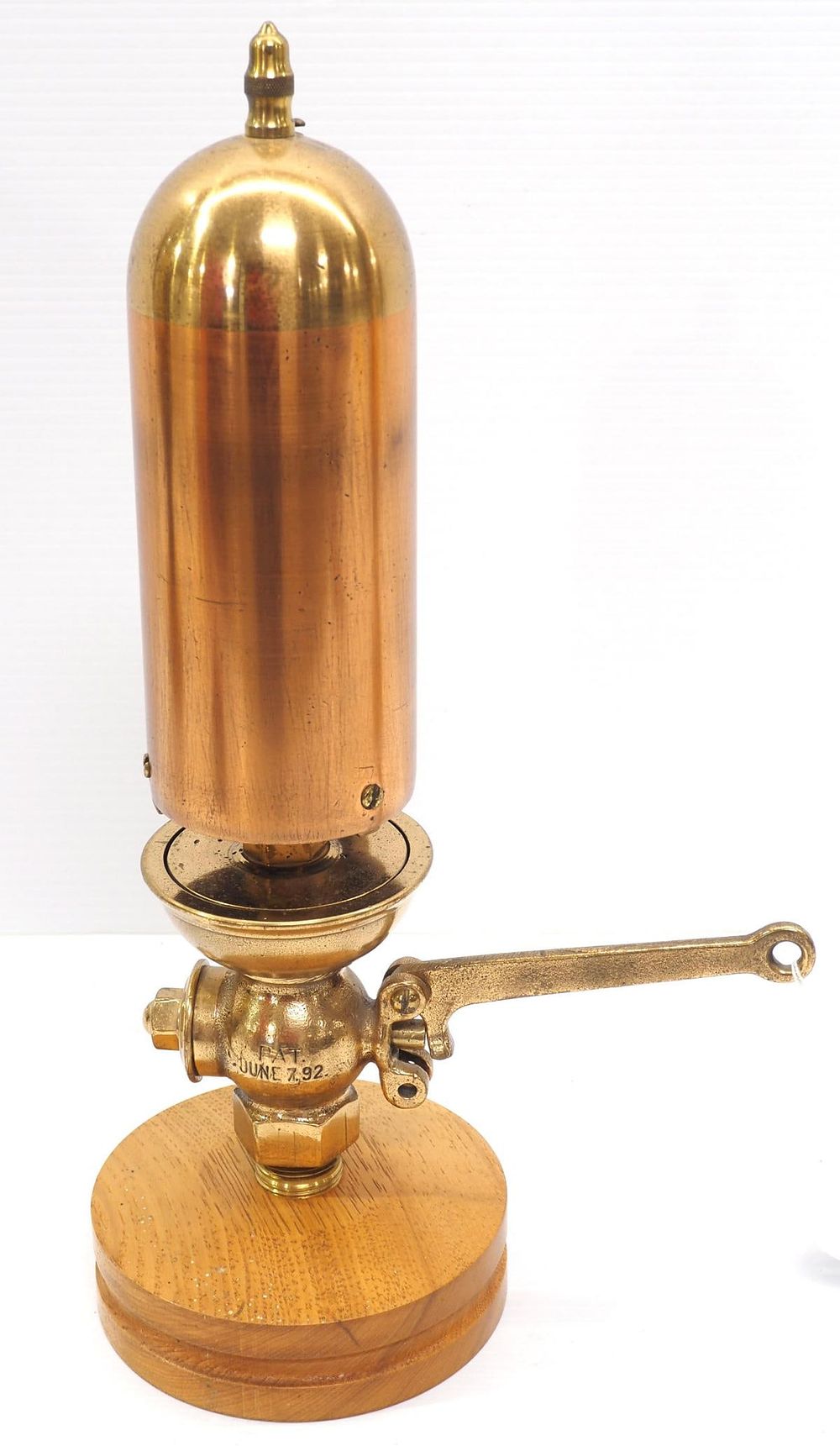 Lot 295: Lunkenheimer "Nightingale" steam whistle