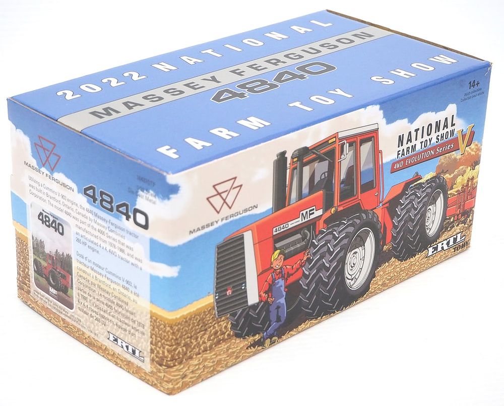 Lot 98: Ertl Massey Ferguson 4840 Tractor