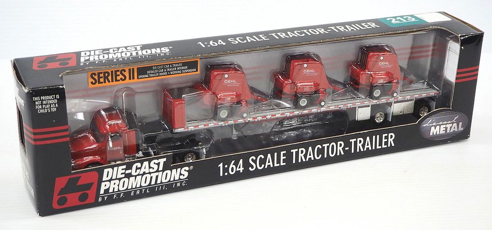 Lot 213: Gehl Tractor-Trailer