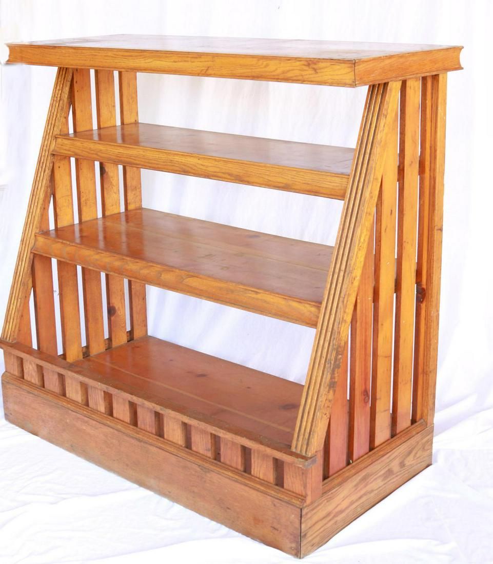 Lot 1013: Country Store Display Shelf