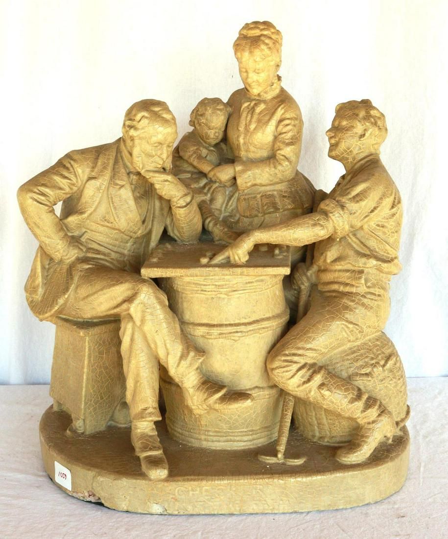 Lot 1059: Rogers Statue - Checkers