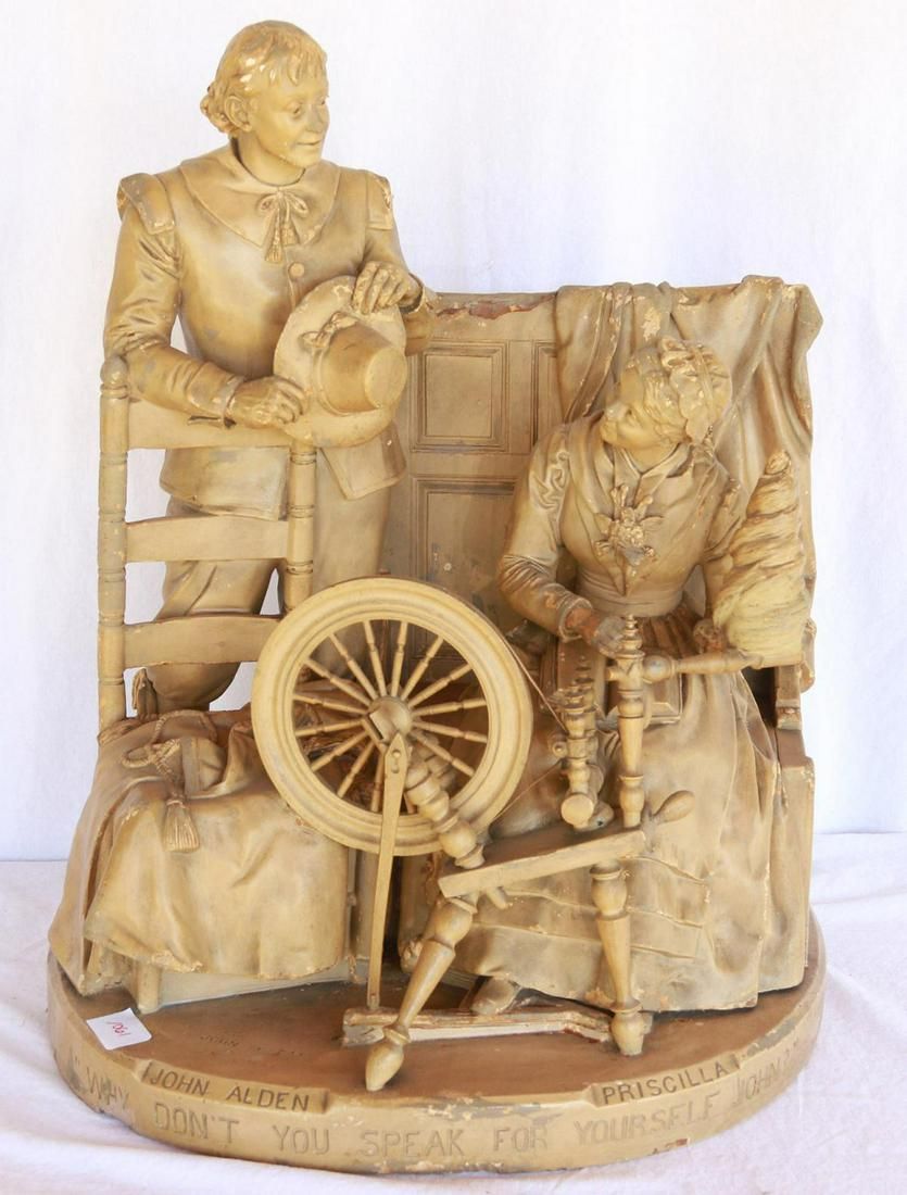 Lot 1061: Rogers Statue - Why Don’t You Speak…