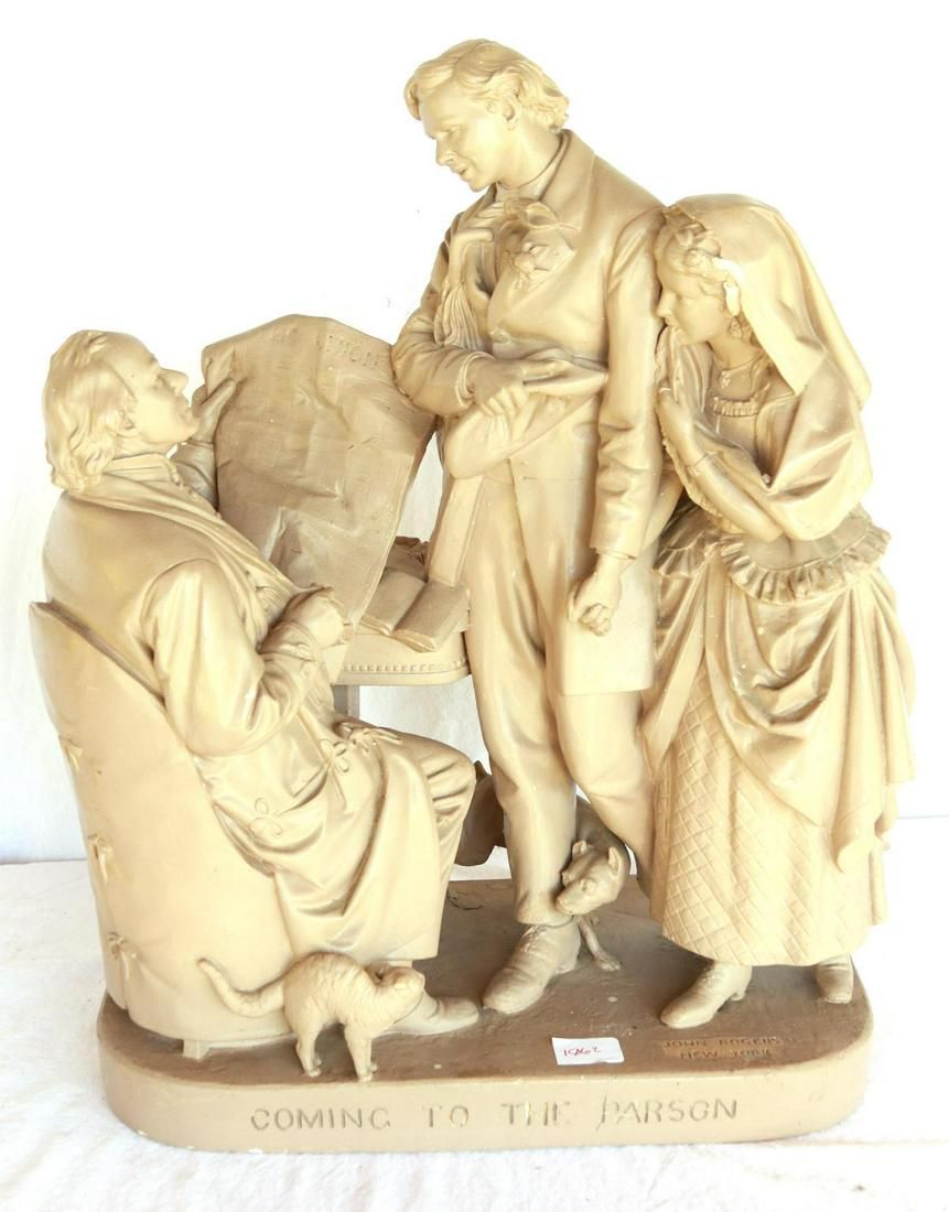 Lot 1062: Rogers Statue -  Coming To The Parson