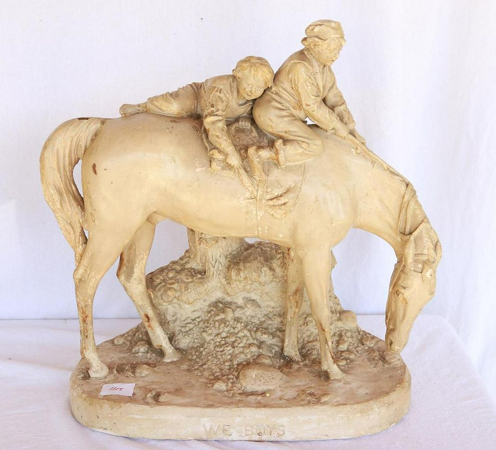 Lot 1115: Rogers Statue - We Boys