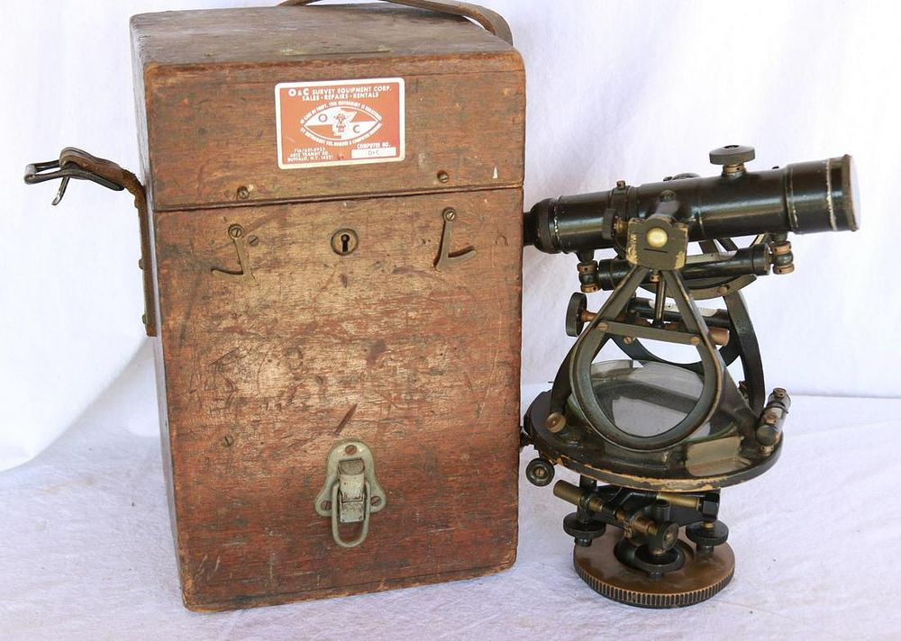 Lot 1136: B.K. Elliott Surveying Transit