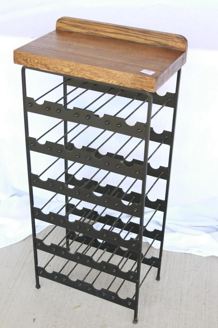 Lot 1146: Iron Wine Bottle Rack