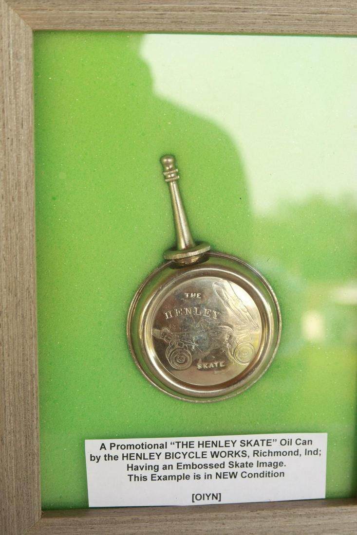 Lot 1198: The Henley Skate Bicycle Oil Can