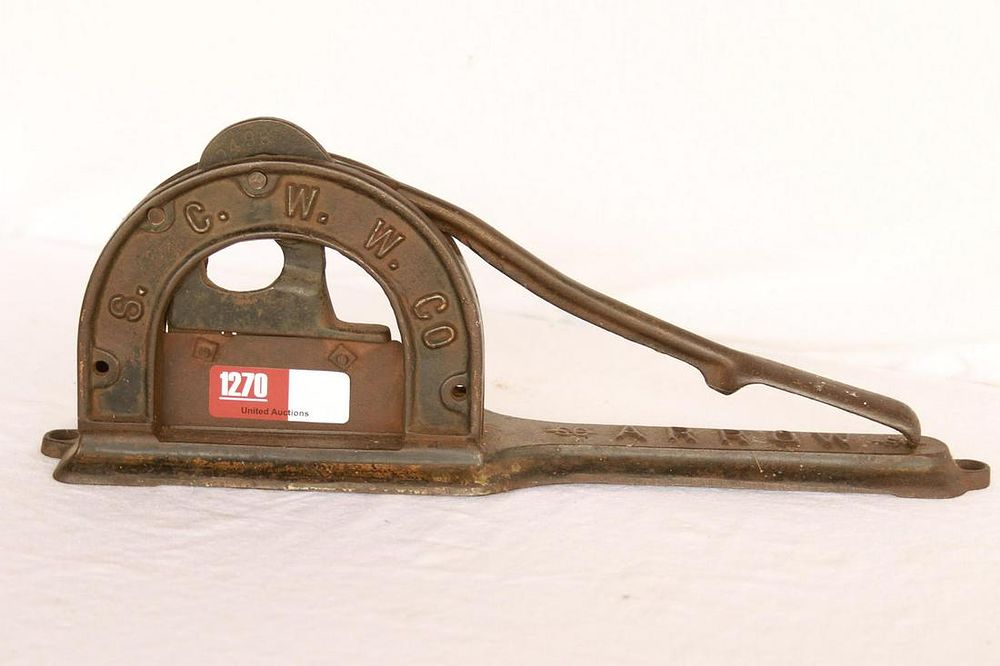 Lot 1270: Cast Iron Tobacco Chopper