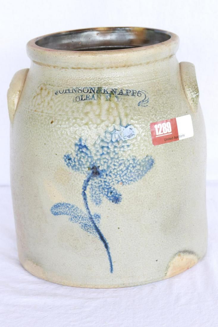 Lot 1289: 2 Gallon Stoneware Crock