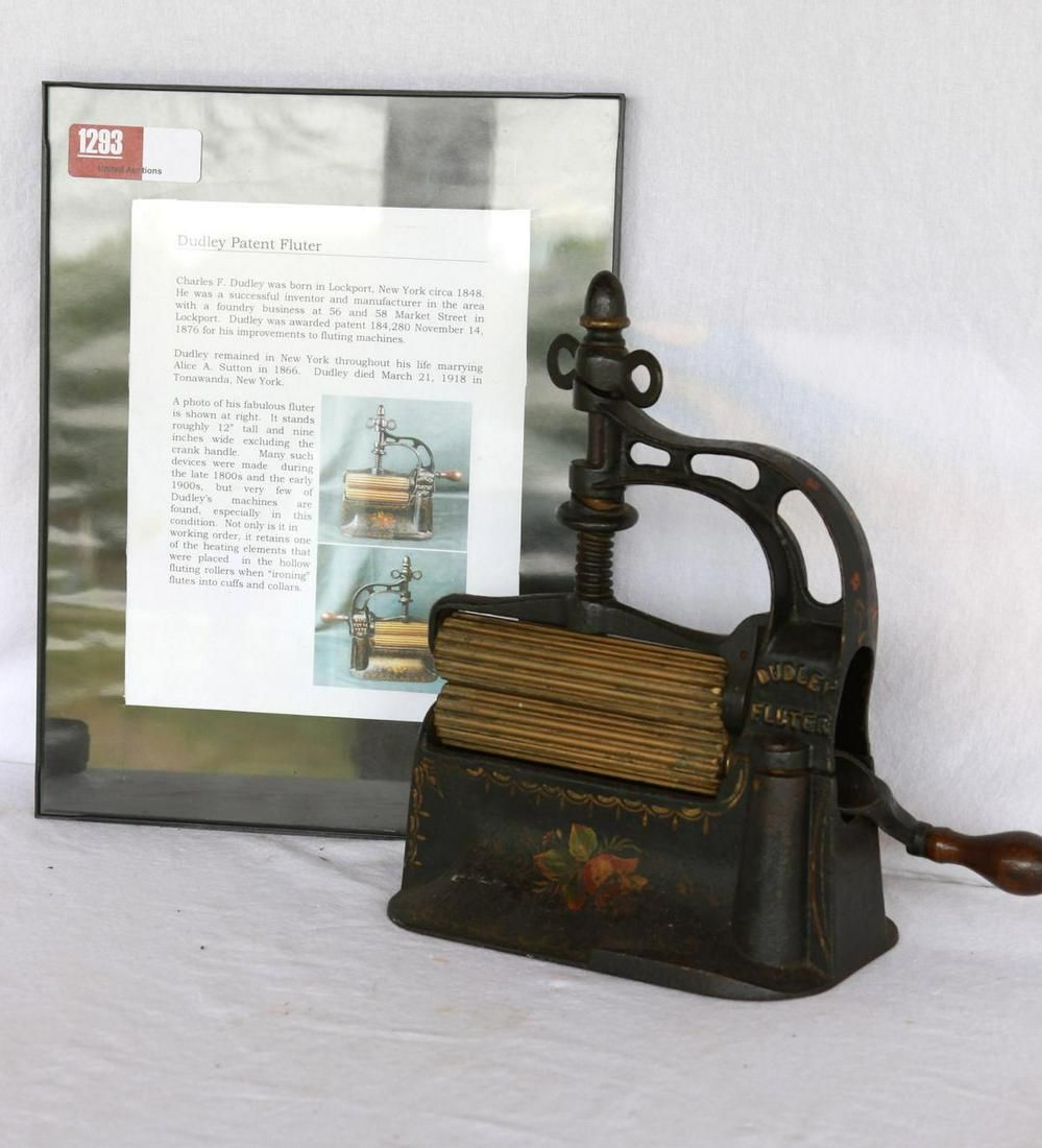 Lot 1293: Cast Patent Fluter