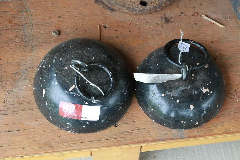 Lot 1417: (2) Cast Horse Stays