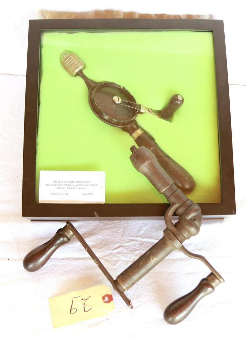 Lot 8: Stanley Bell System B Hand Drill