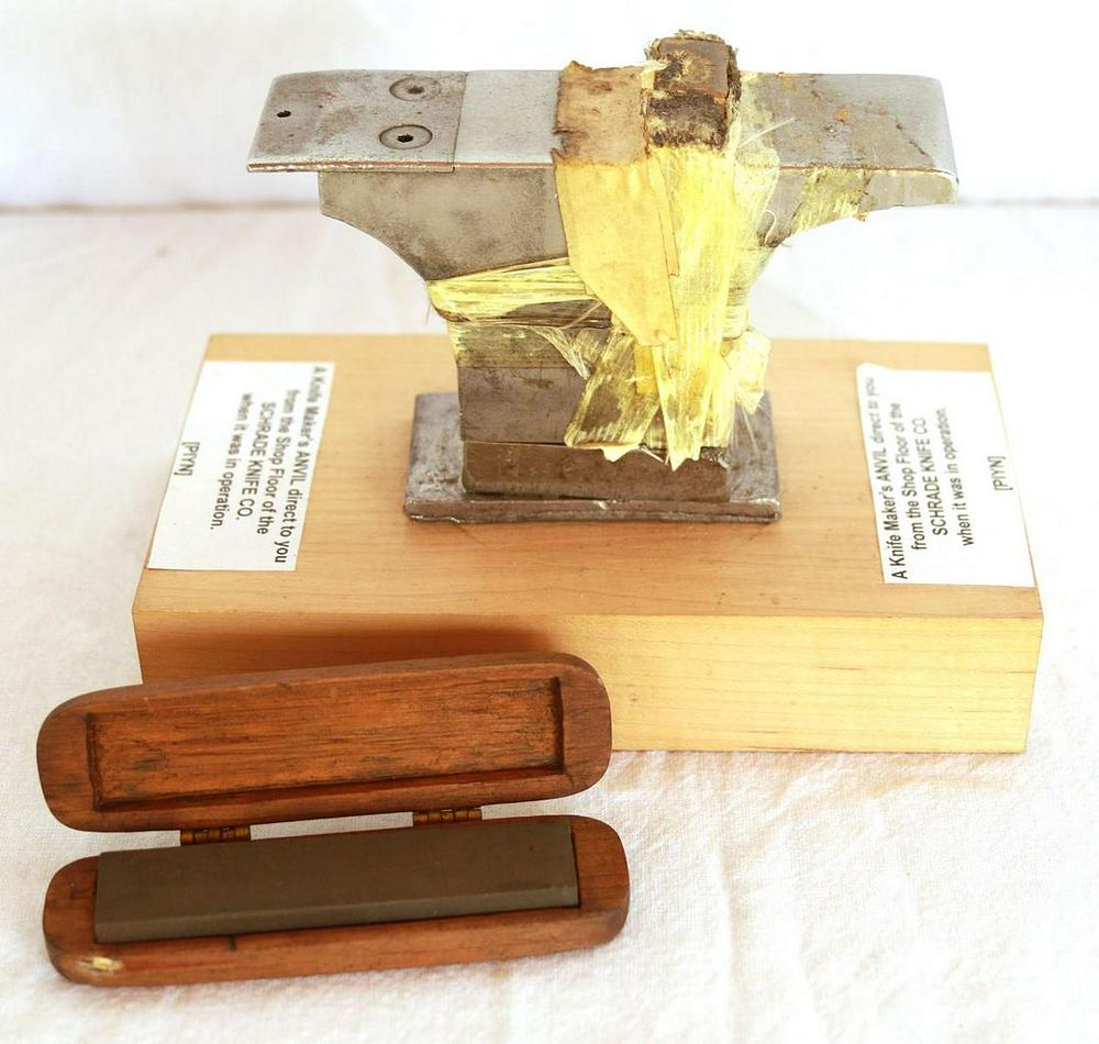 Lot 11: Schrade Knife Co. Knife Makers Anvil