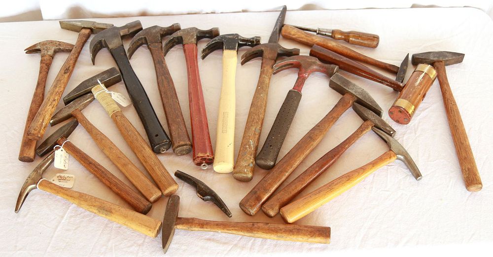 Lot 105: (21) Various Hammers