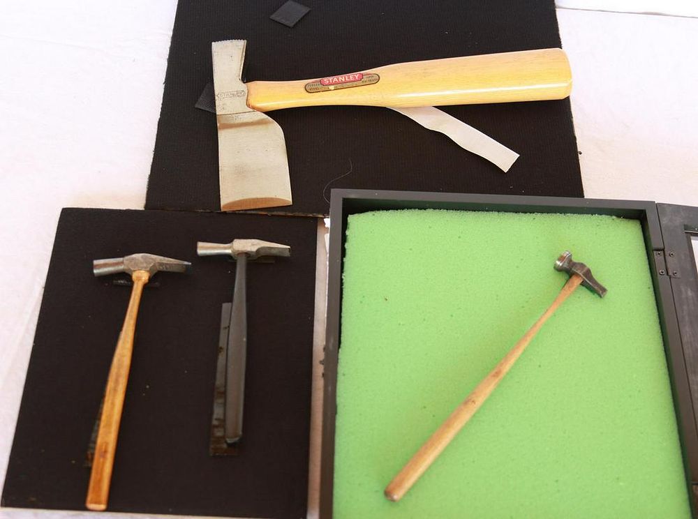 Lot 118: (3) Hammers & (1) Hatchet