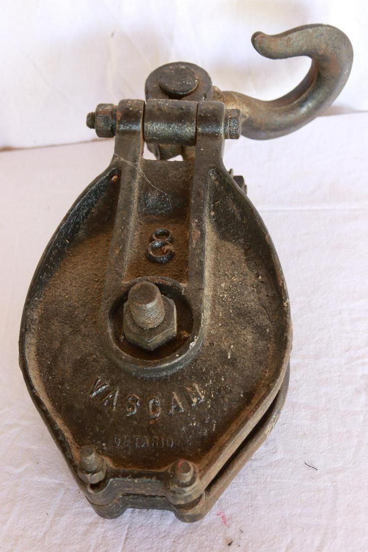 Lot 133: Massive Iron Ship Pulley