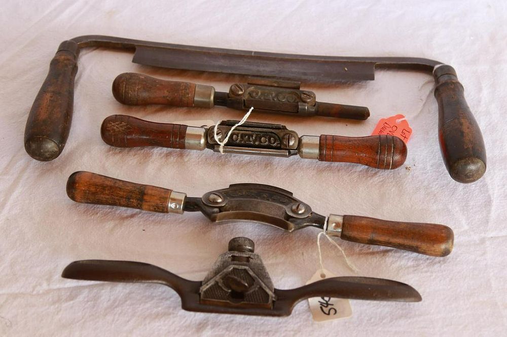 Lot 165: (5) Draw Knives