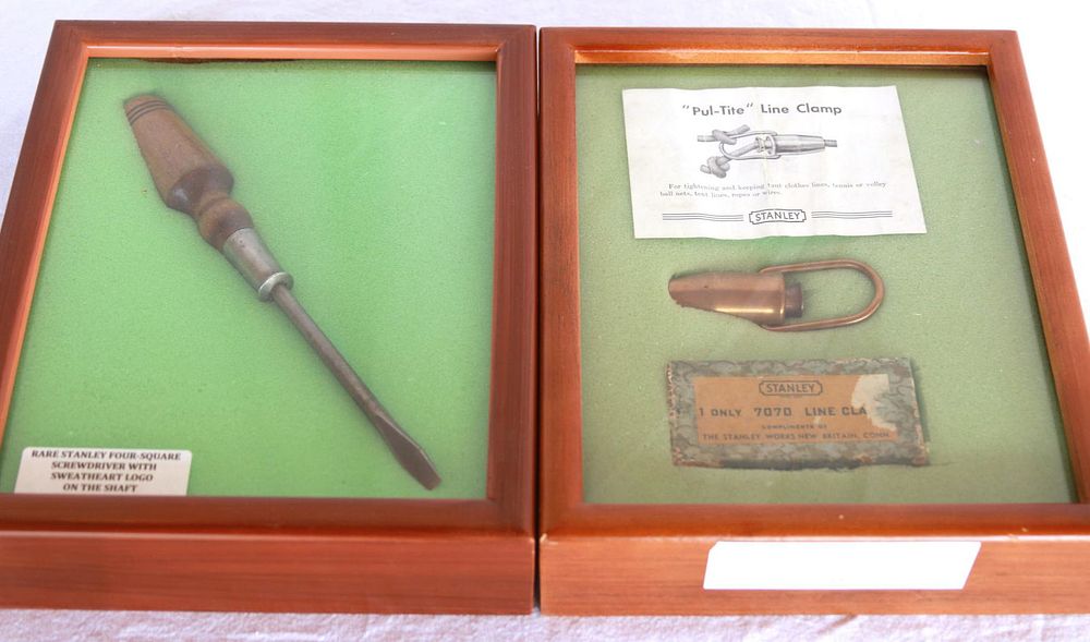 Lot 176: Stanley Line Clamp & Square
