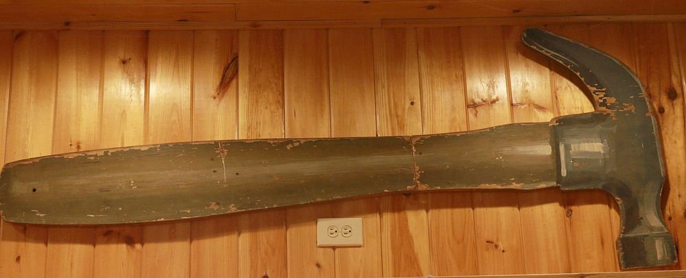 Lot 202: Hammer Trade Sign