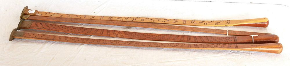 Lot 248: (4) Board Rulers