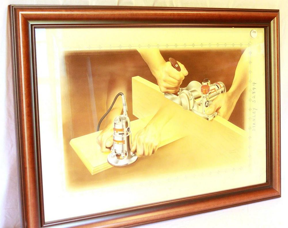 Lot 330: Stanley Router Framed Print