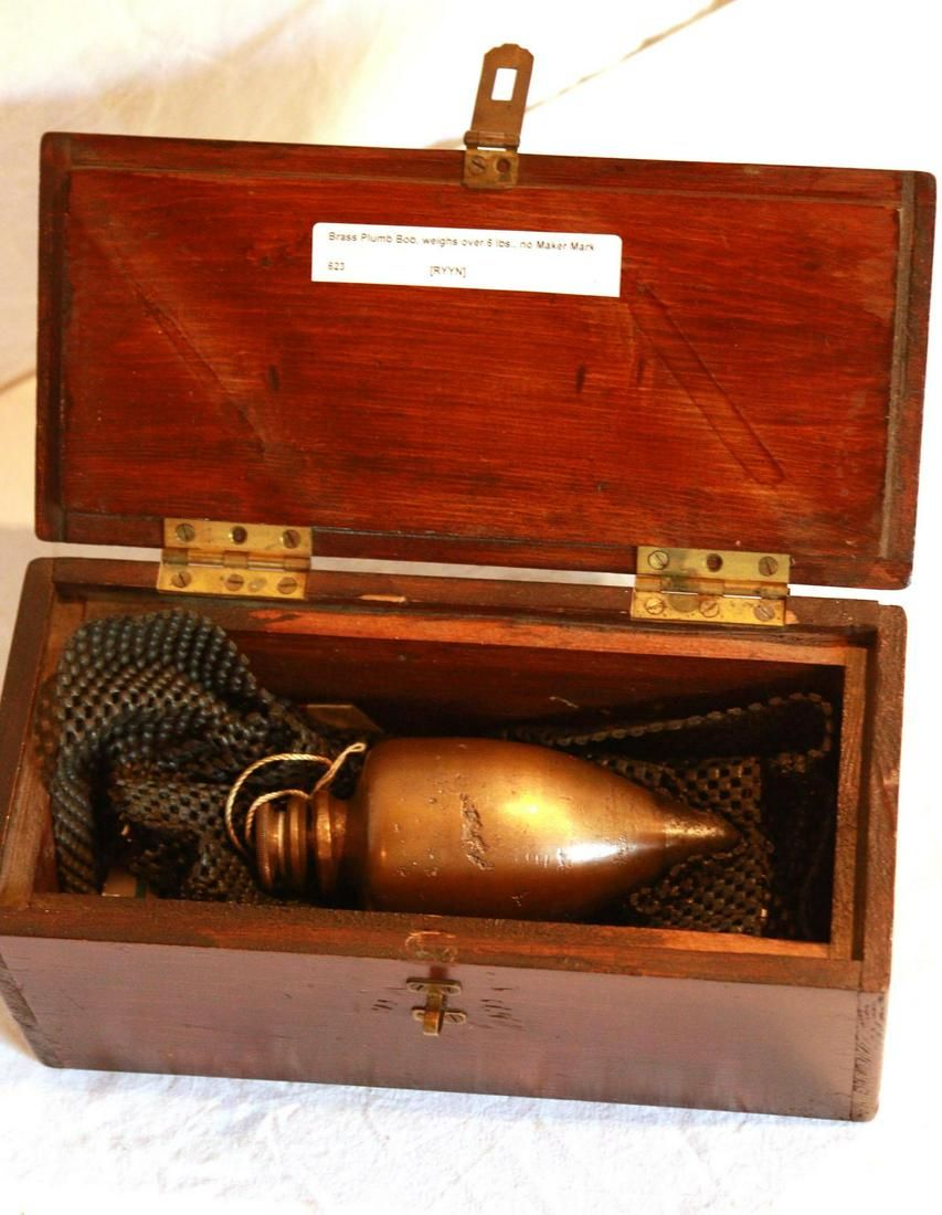Lot 359: 6 lb. Brass Plumb Bob