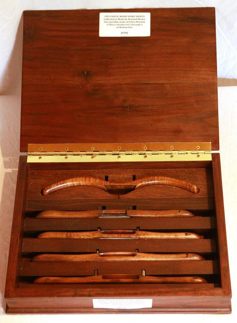 Lot 395: (5) Neyland Hester Spoke Shaves