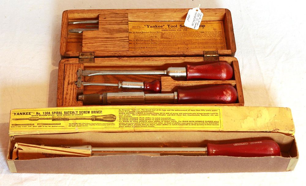 Lot 441: Ratchet Screwdriver & Yankee Tool Set