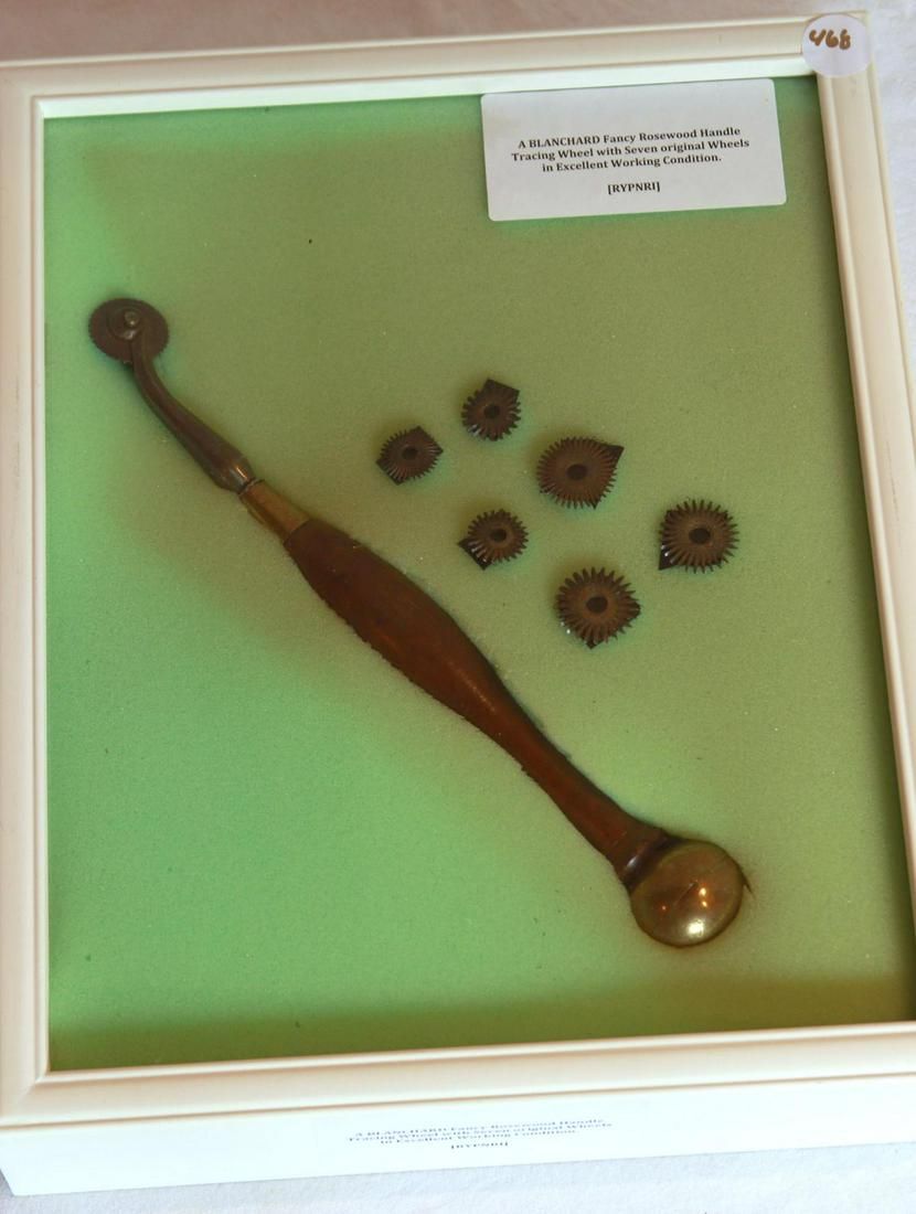 Lot 468: Blanchard Tracing Wheel